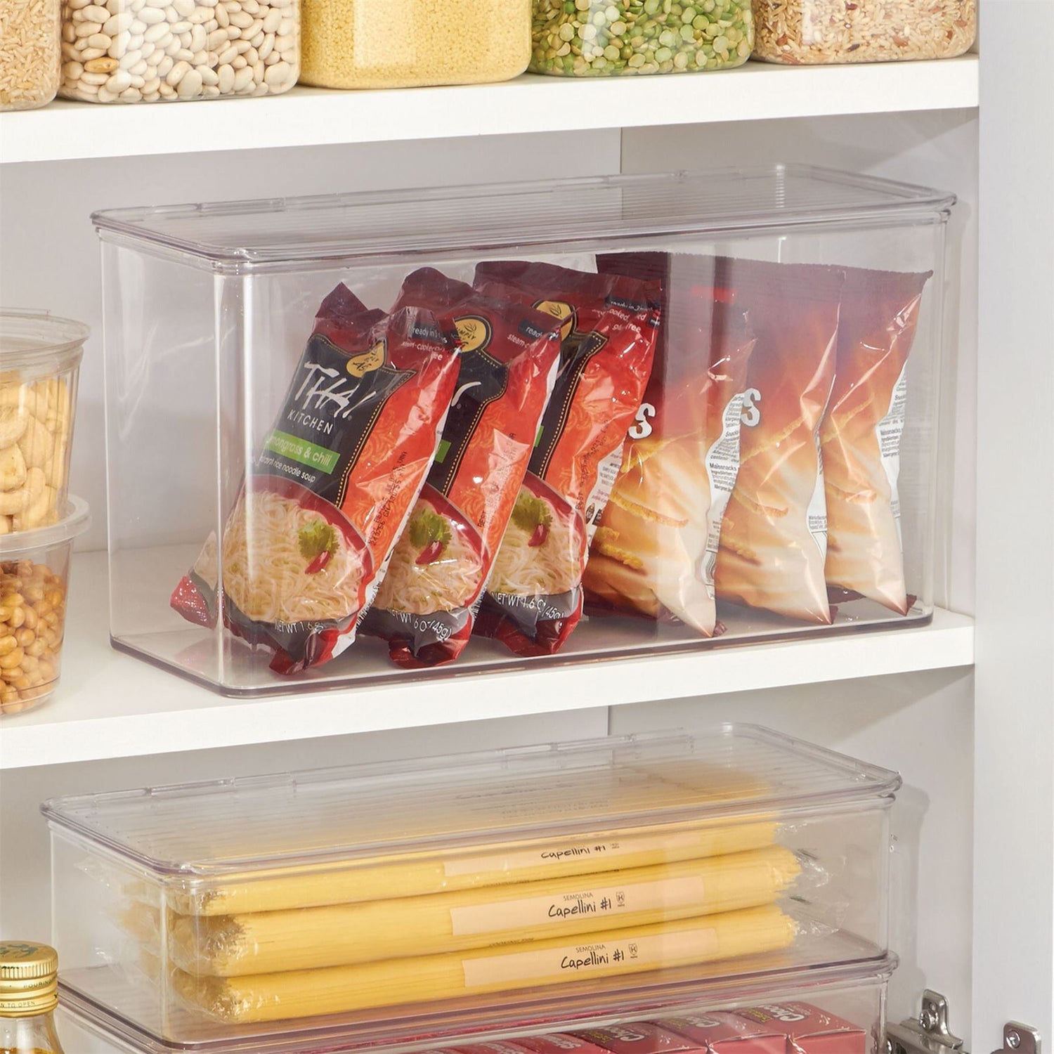 iDesign Lidded Stackable Storage Box - Not A Boring Box APFE