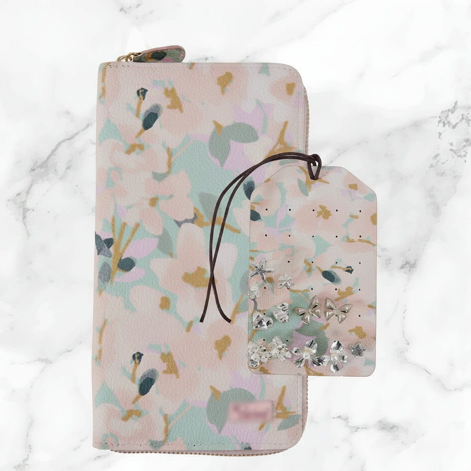 Travel Jewellery Case - Floral