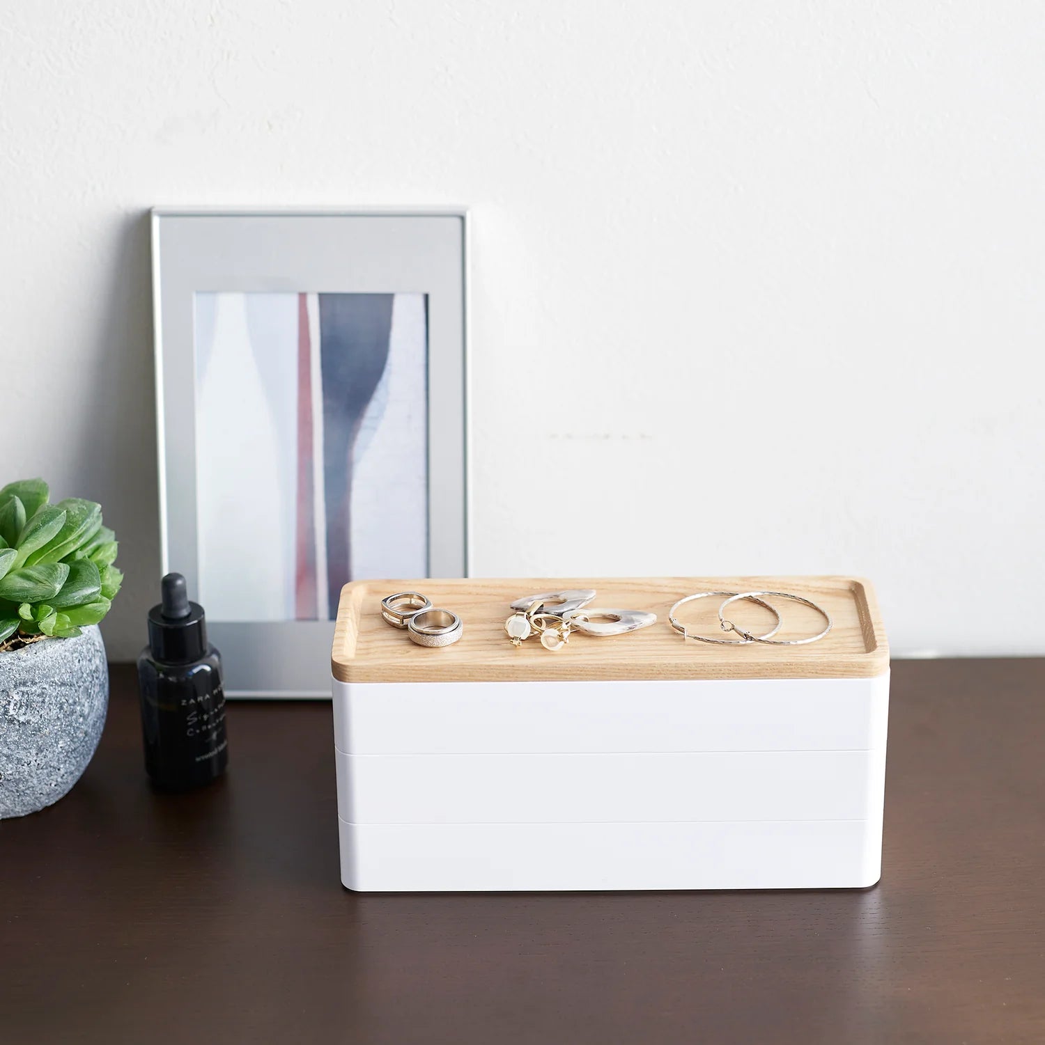 3 Tier Stacking Jewellery Box