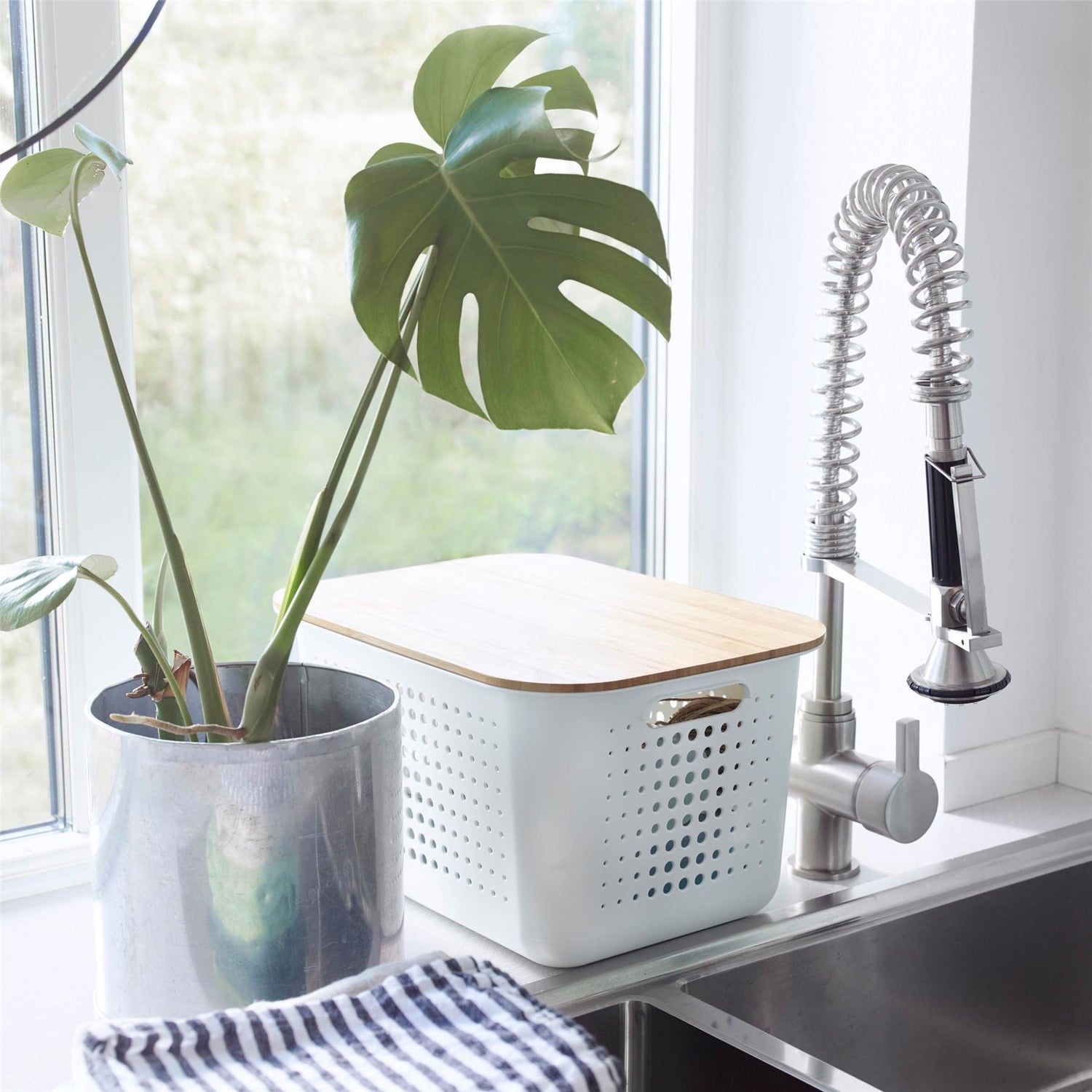 White SmartStore Basket - Deep - Not A Boring Box APFE