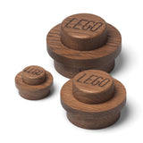 3 x Wall Mounted Wooden LEGO Hooks