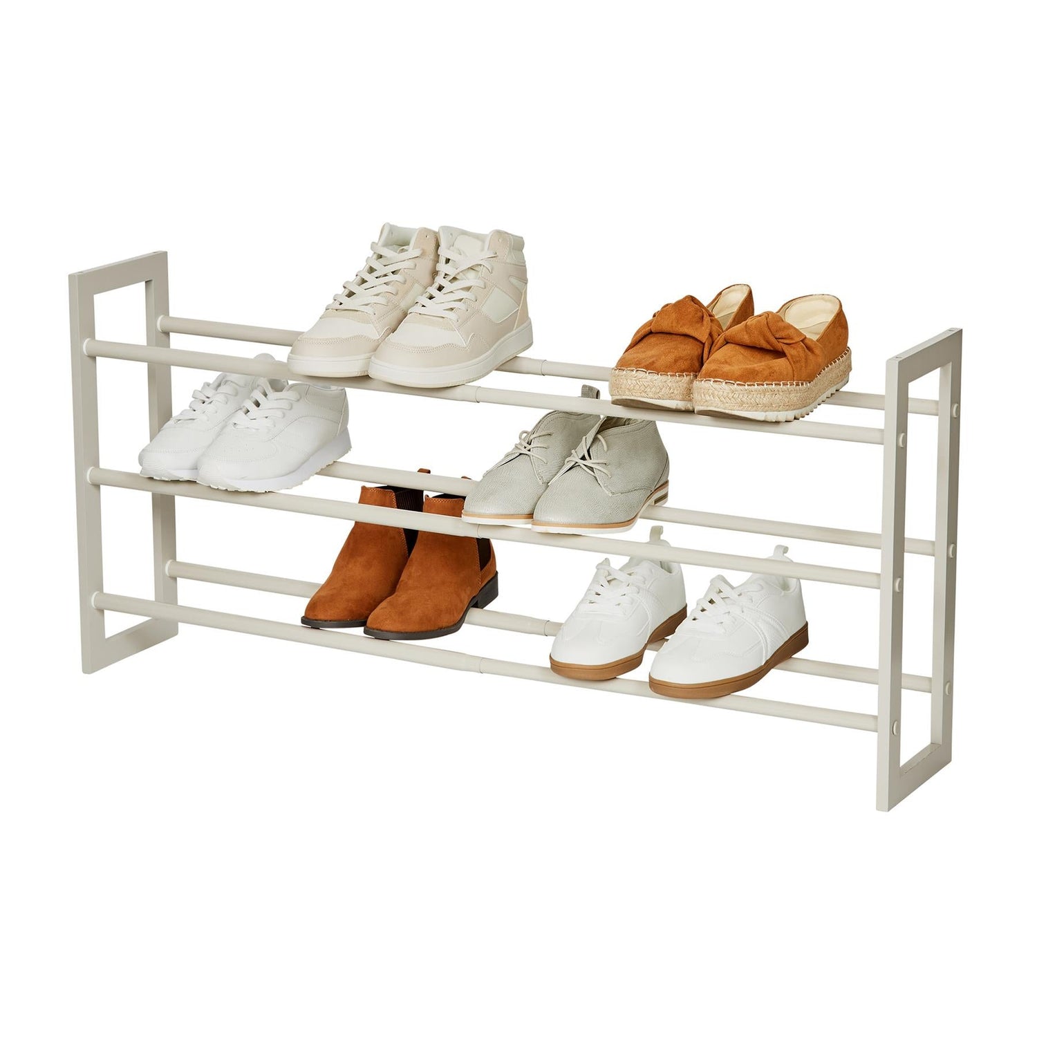 Adjustable Wooden Shoe Rack