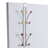 Over Door Vertical Multicoloured Coloured Hook