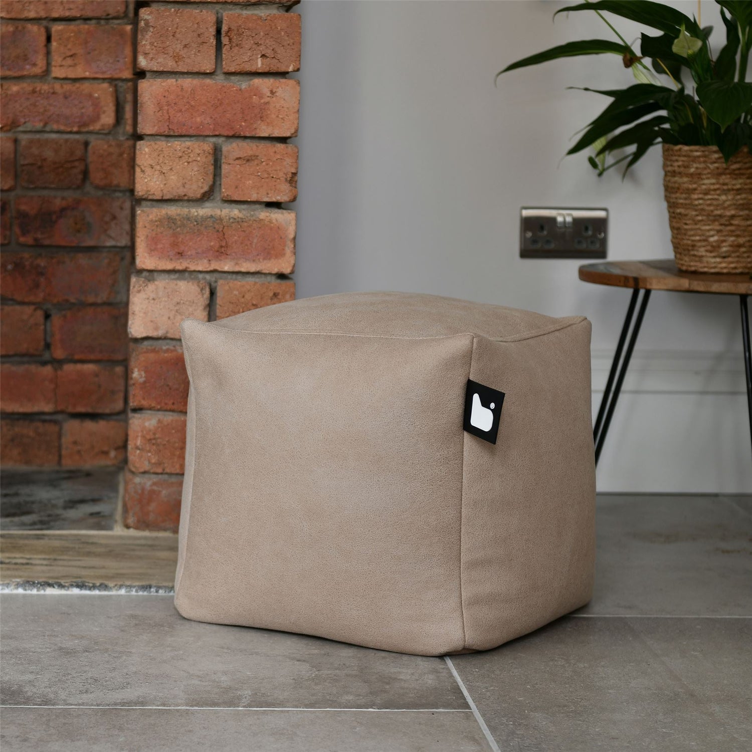 B-Box Footstool- Faux Leather