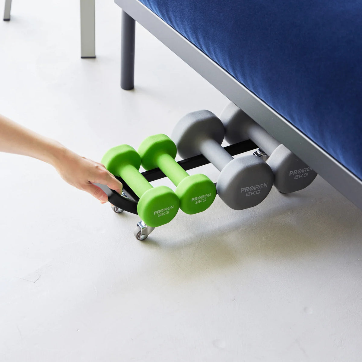 Dumbbell Rack with Casters
