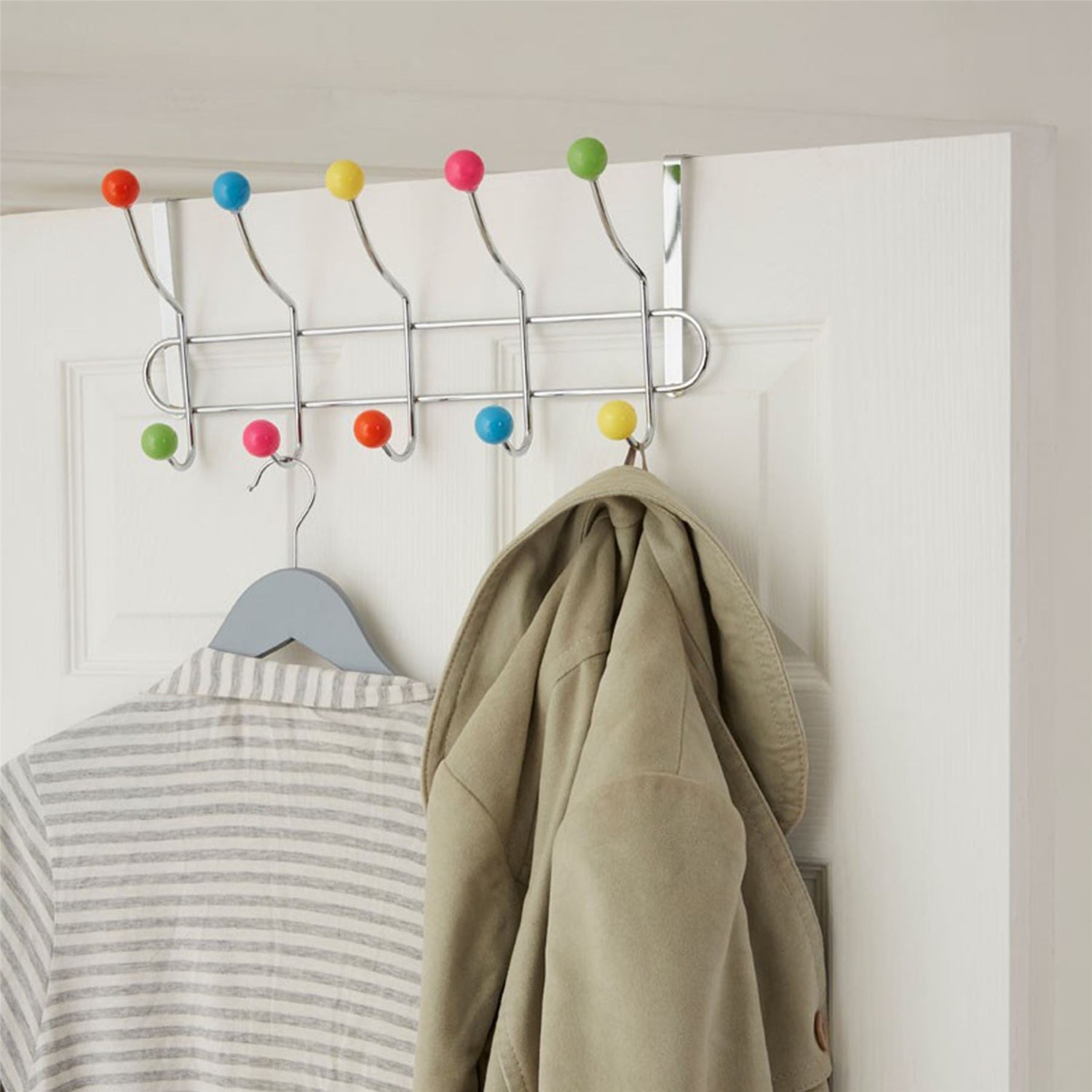 Over Door Multicoloured Coat Hook - Not A Boring Box APFE