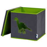 Lidded Toy Storage Cube With Window