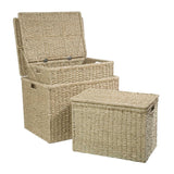 Large Seagrass Box with Lid - Not A Boring Box APFE