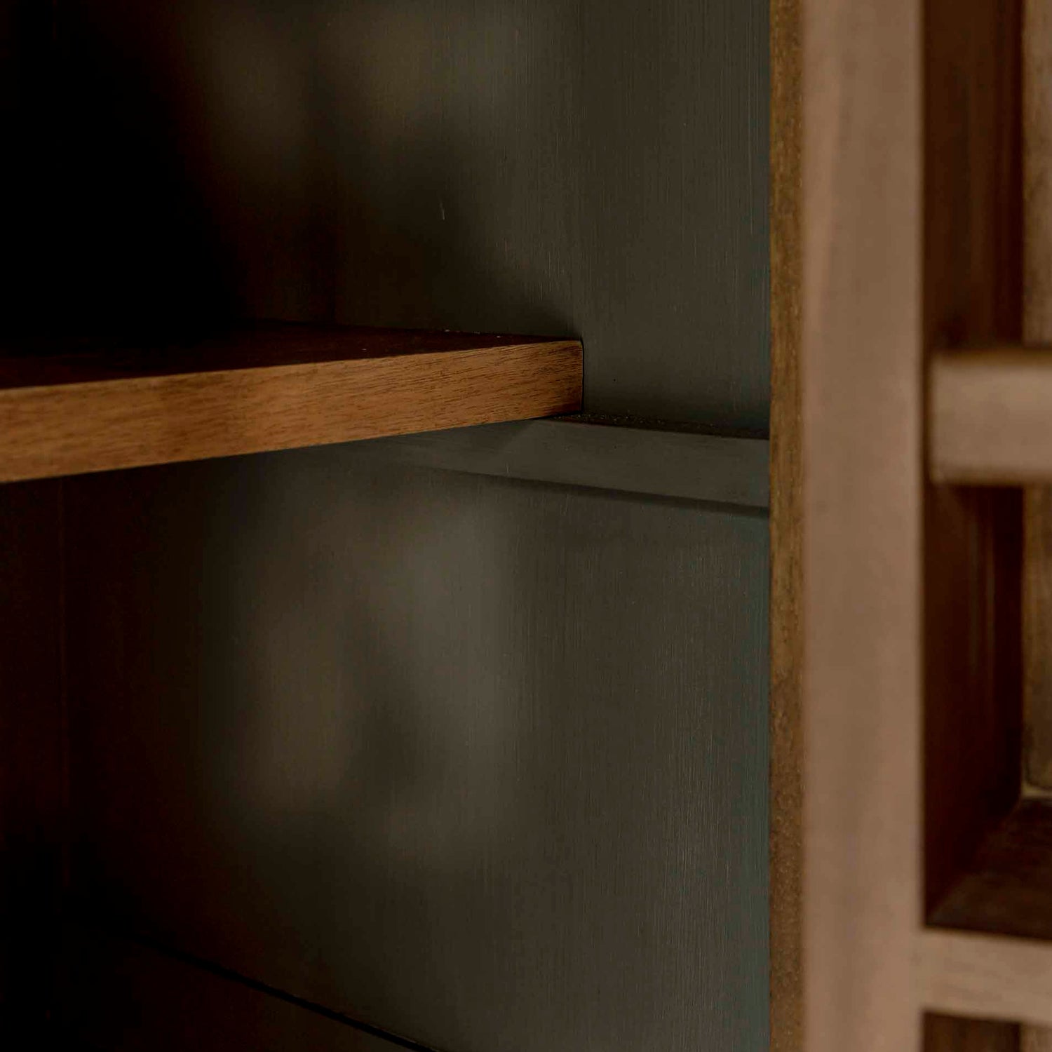 Walcote Pantry Cupboard Natural Wood