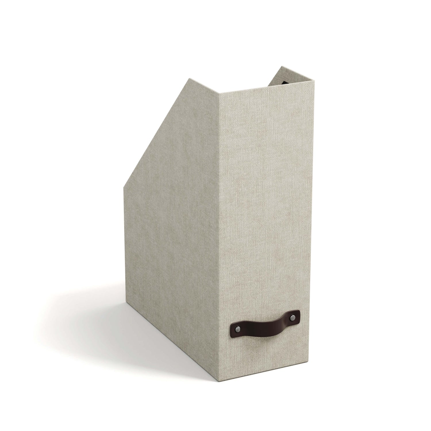 Bigso Estelle Magazine & File Holder Luxury Linen Laminate