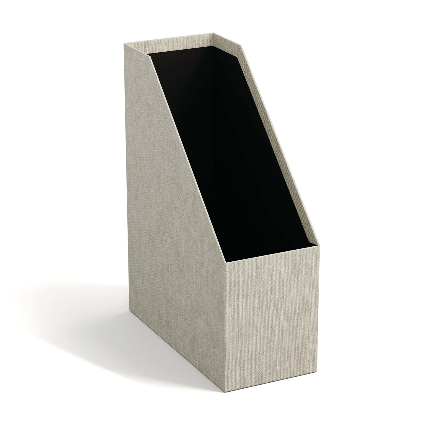 Bigso Estelle Magazine & File Holder Luxury Linen Laminate