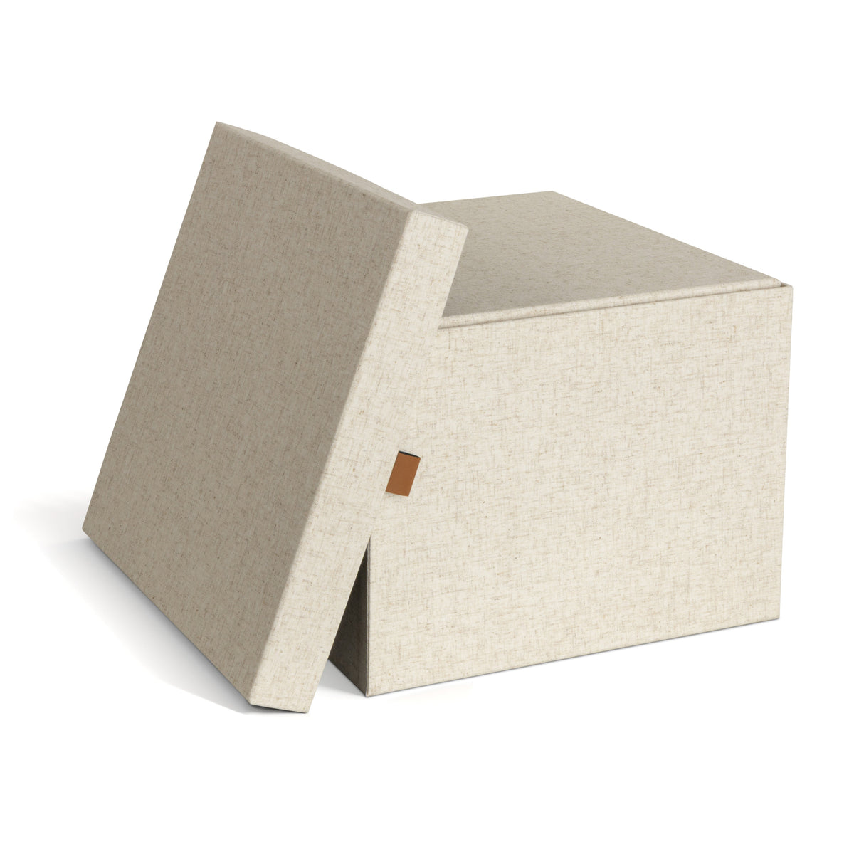 Set of Two Tristan Linen Boxes