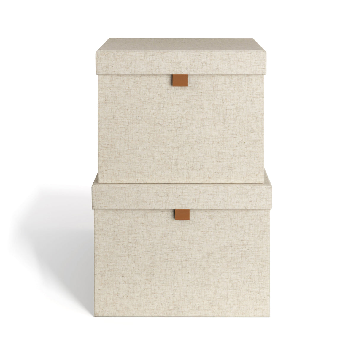 Set of Two Tristan Linen Boxes