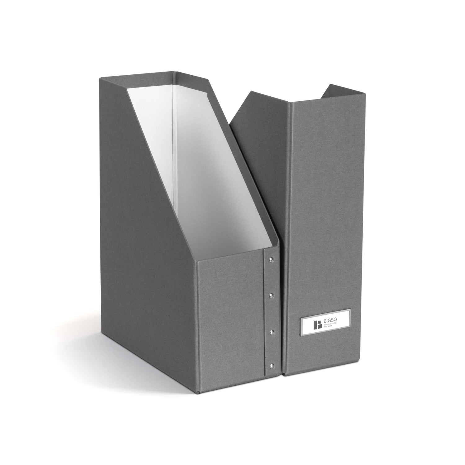 Set of Two File & Magazine Holders- William