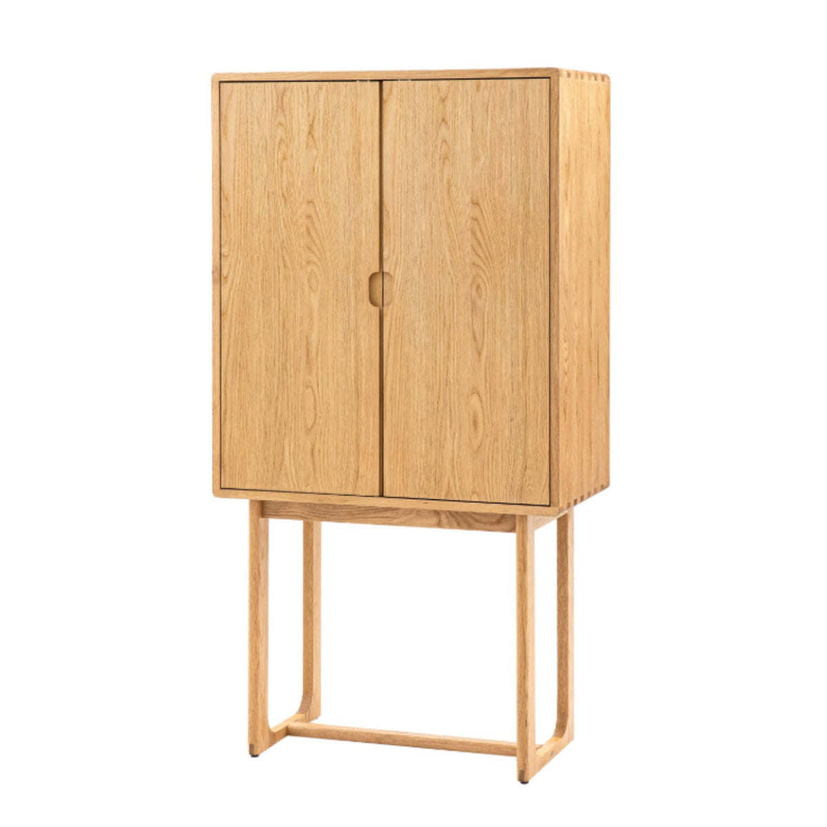 Natural Oak Craft Cocktail Cabinet