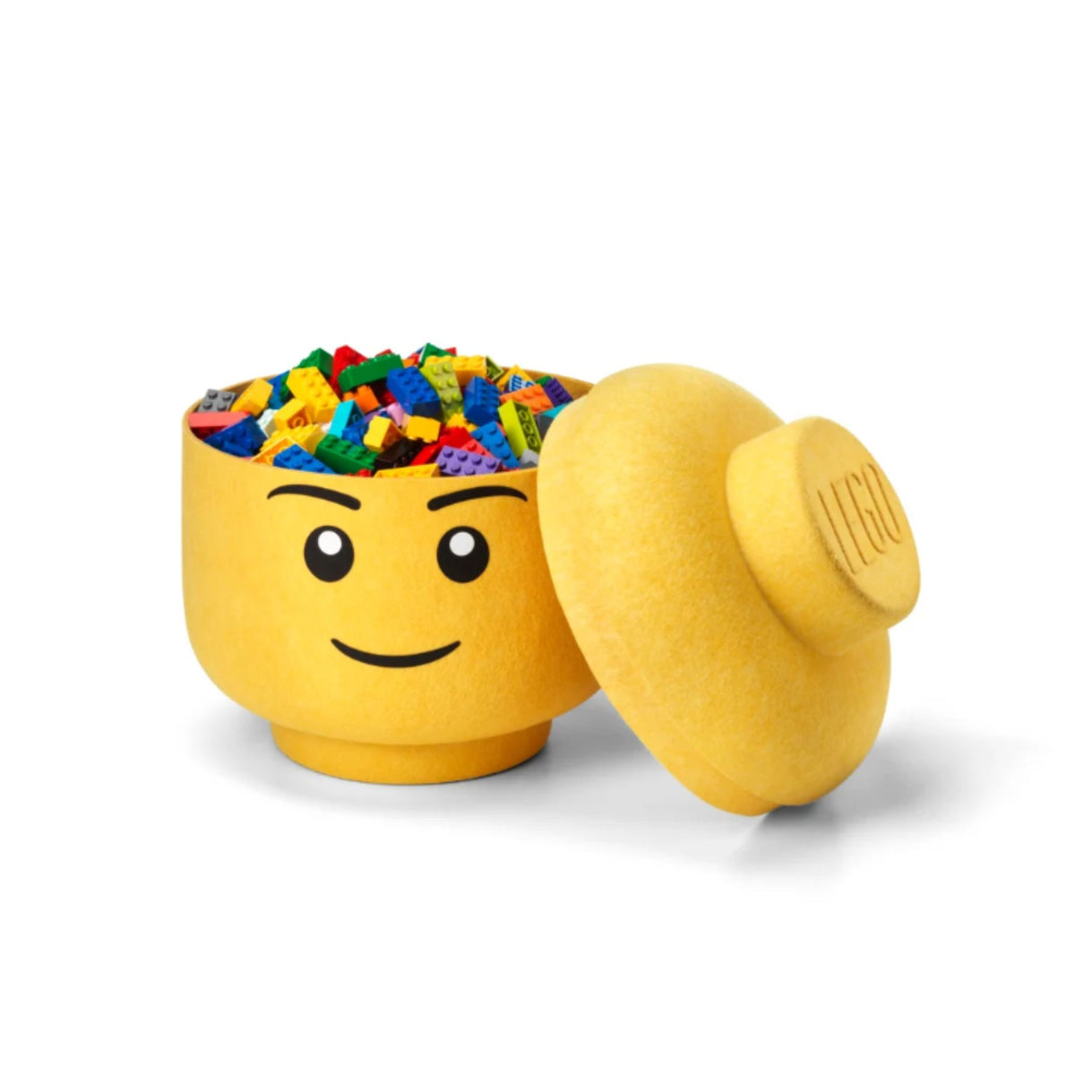 Felt Finish LEGO Storage Head | Limited Stock