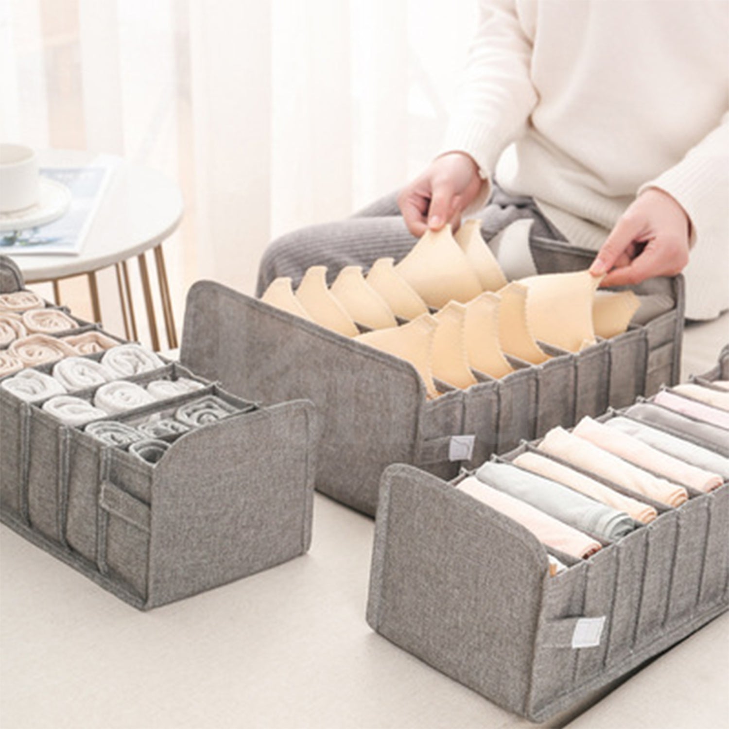 Set of Three Drawer Organisers