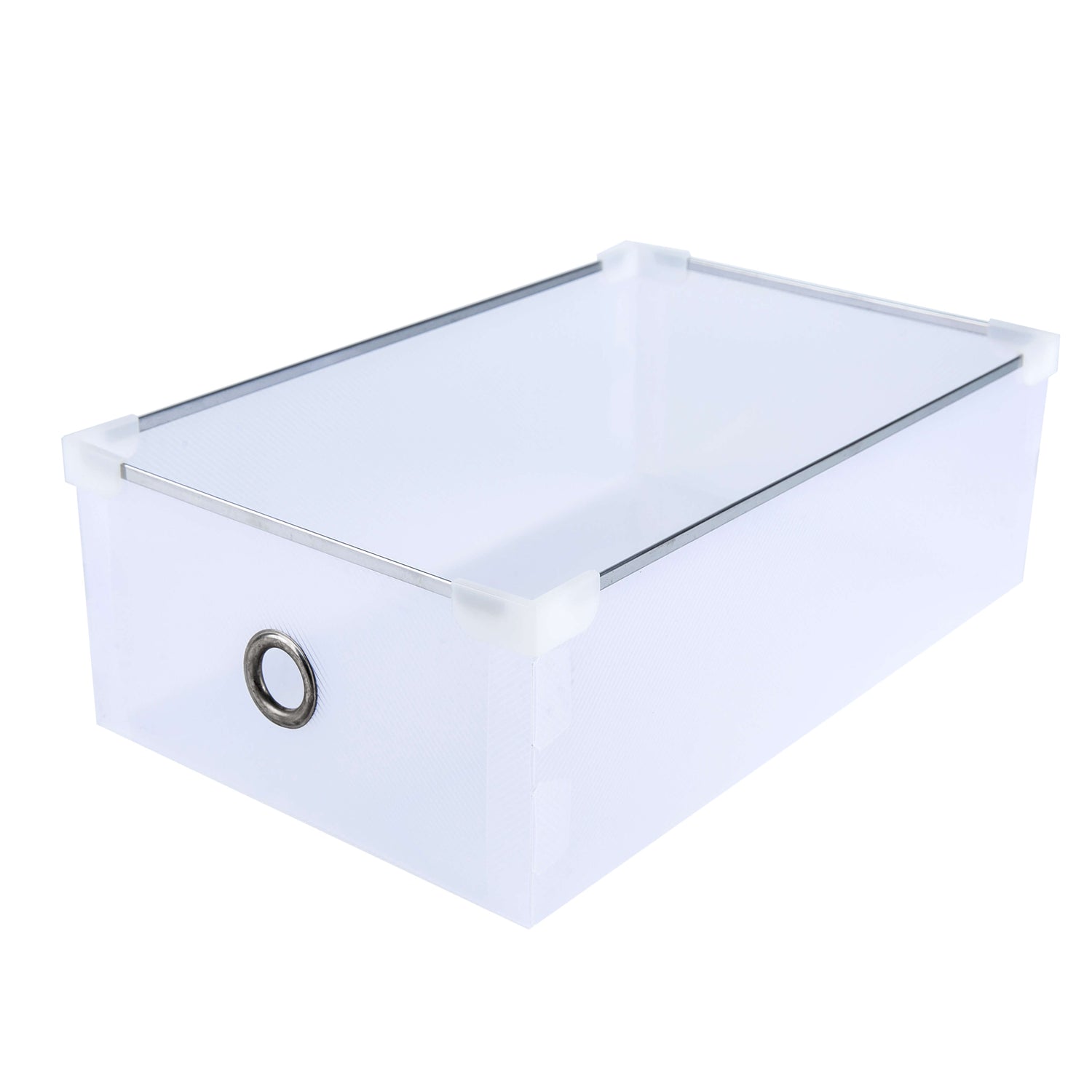 Set of 2 Stackable Women's Shoe Storage Drawers