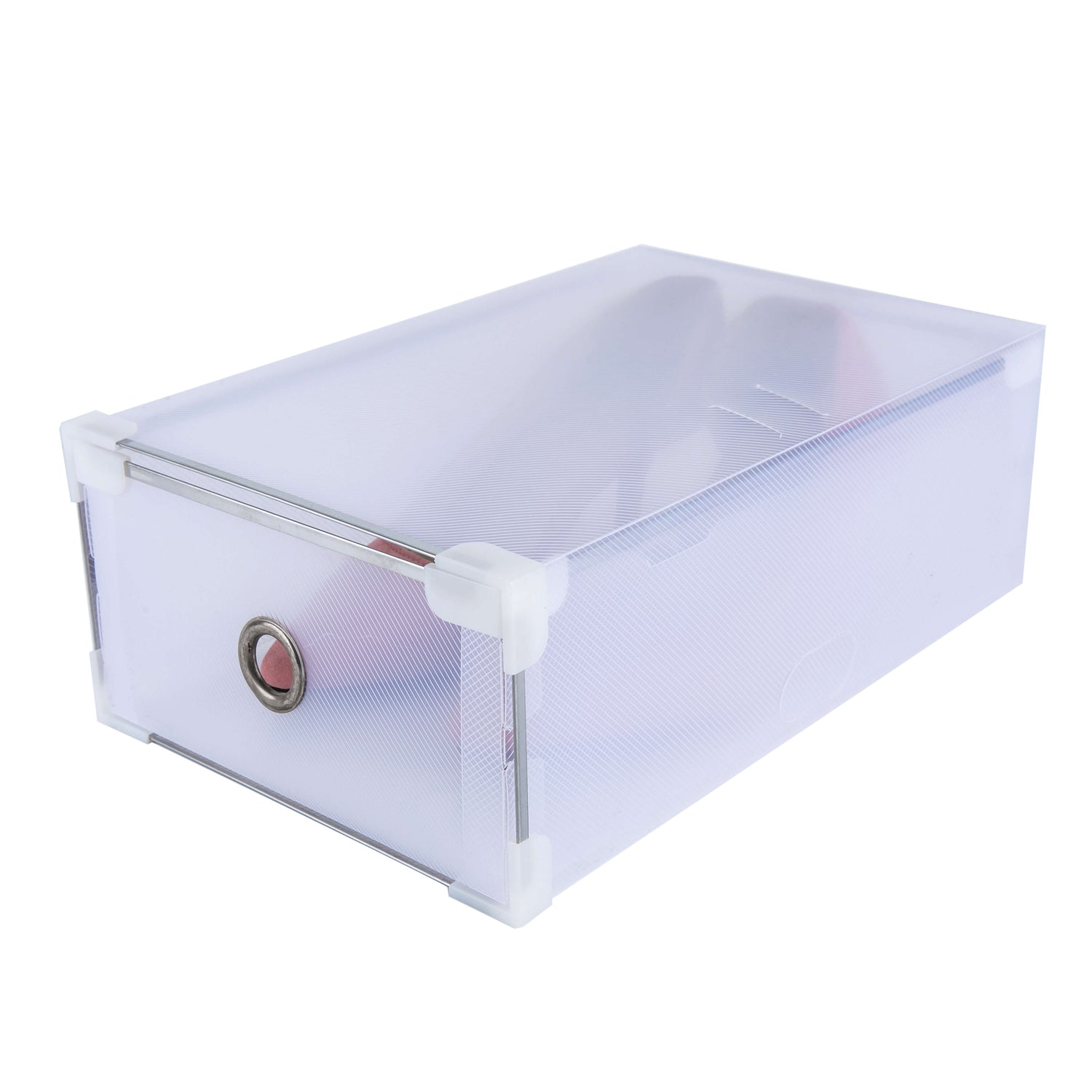 Set of 2 Stackable Women's Shoe Storage Drawers