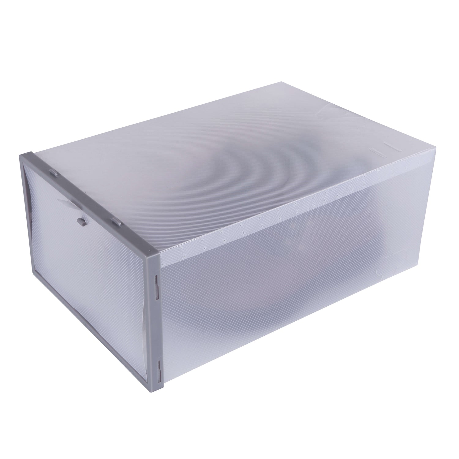 Set of 2 Stackable Men’s Shoe Storage Boxes