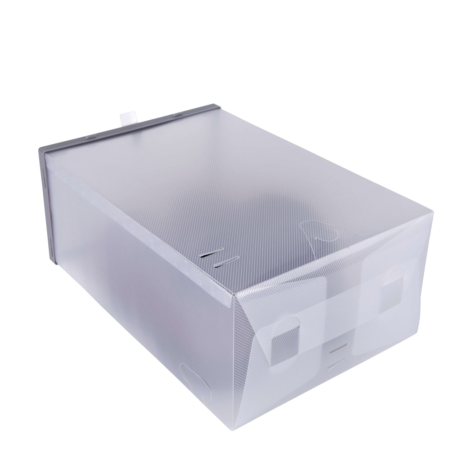 Set of 2 Stackable Men’s Shoe Storage Boxes