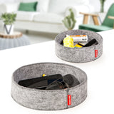 Set Of 2 Felt Storage Trays