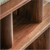 Open Acacia Wood Shelving Unit