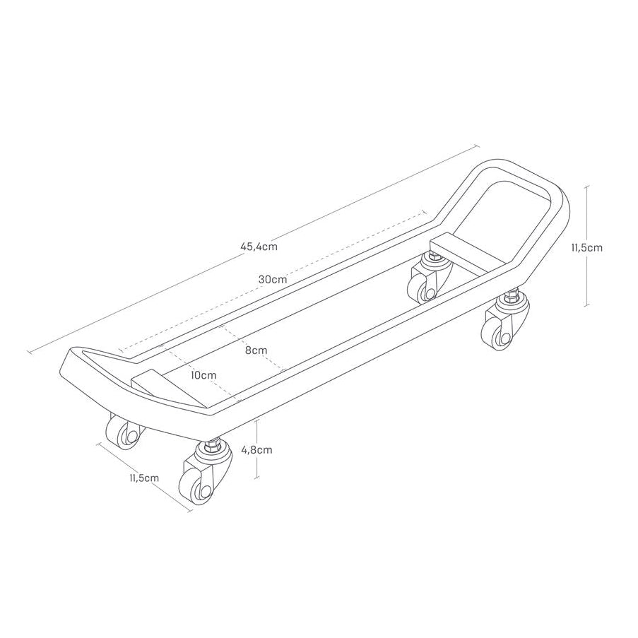 Dumbbell Rack with Casters