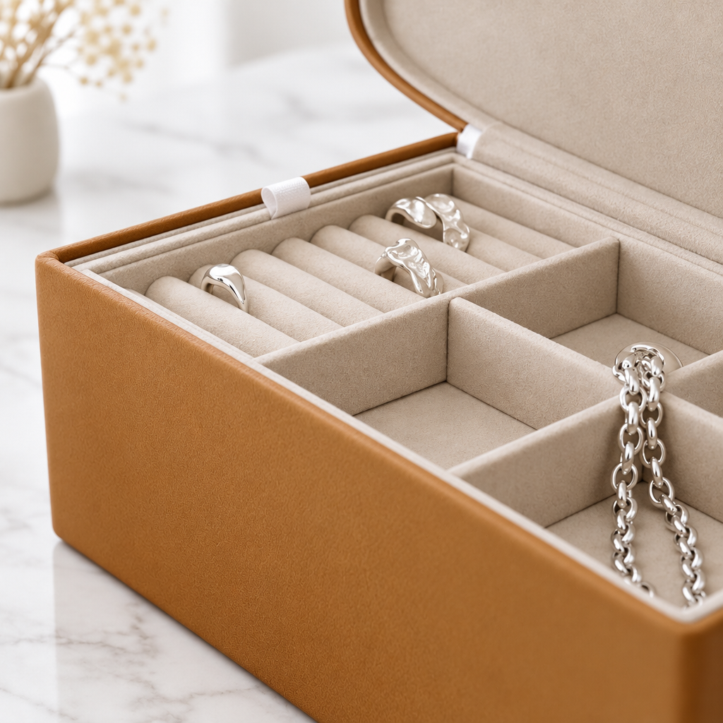 Blomus Sahla Jewellery Box – Indian Vegan Leather