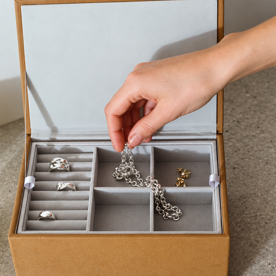 Blomus Sahla Jewellery Box – Indian Vegan Leather