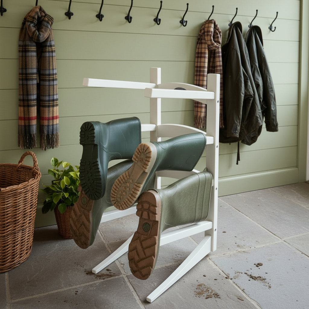 Floor Standing Wellington Boot Rack