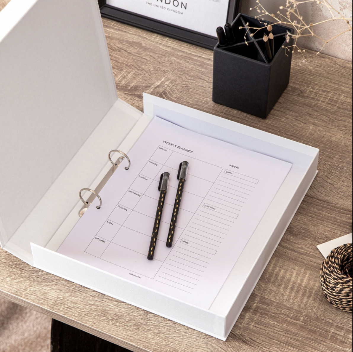 Ring Binder Box - Signe