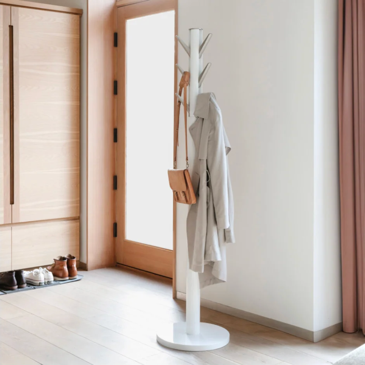 Flapper Coat Stand - White