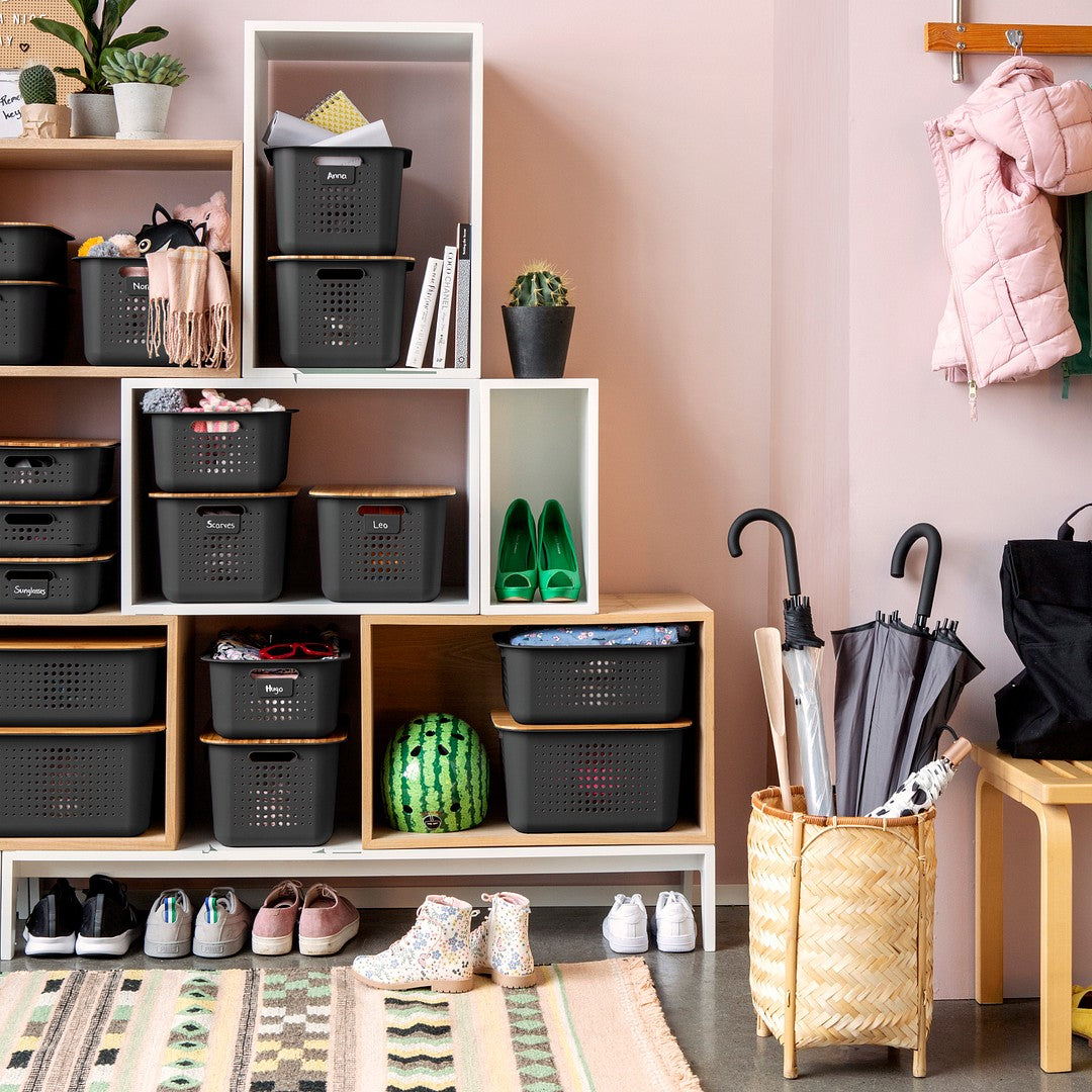 Dark Grey Smartstore Basket - Shallow