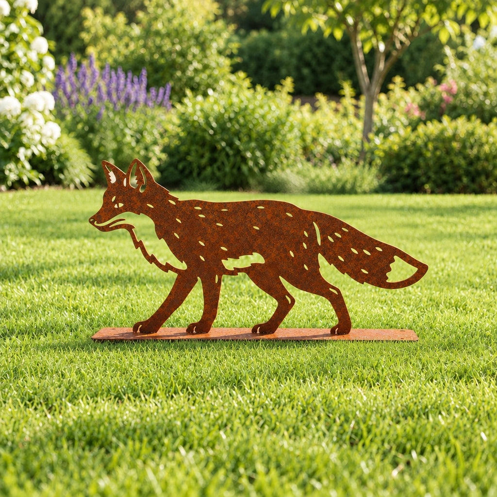 Rust Animals Garden Ornament