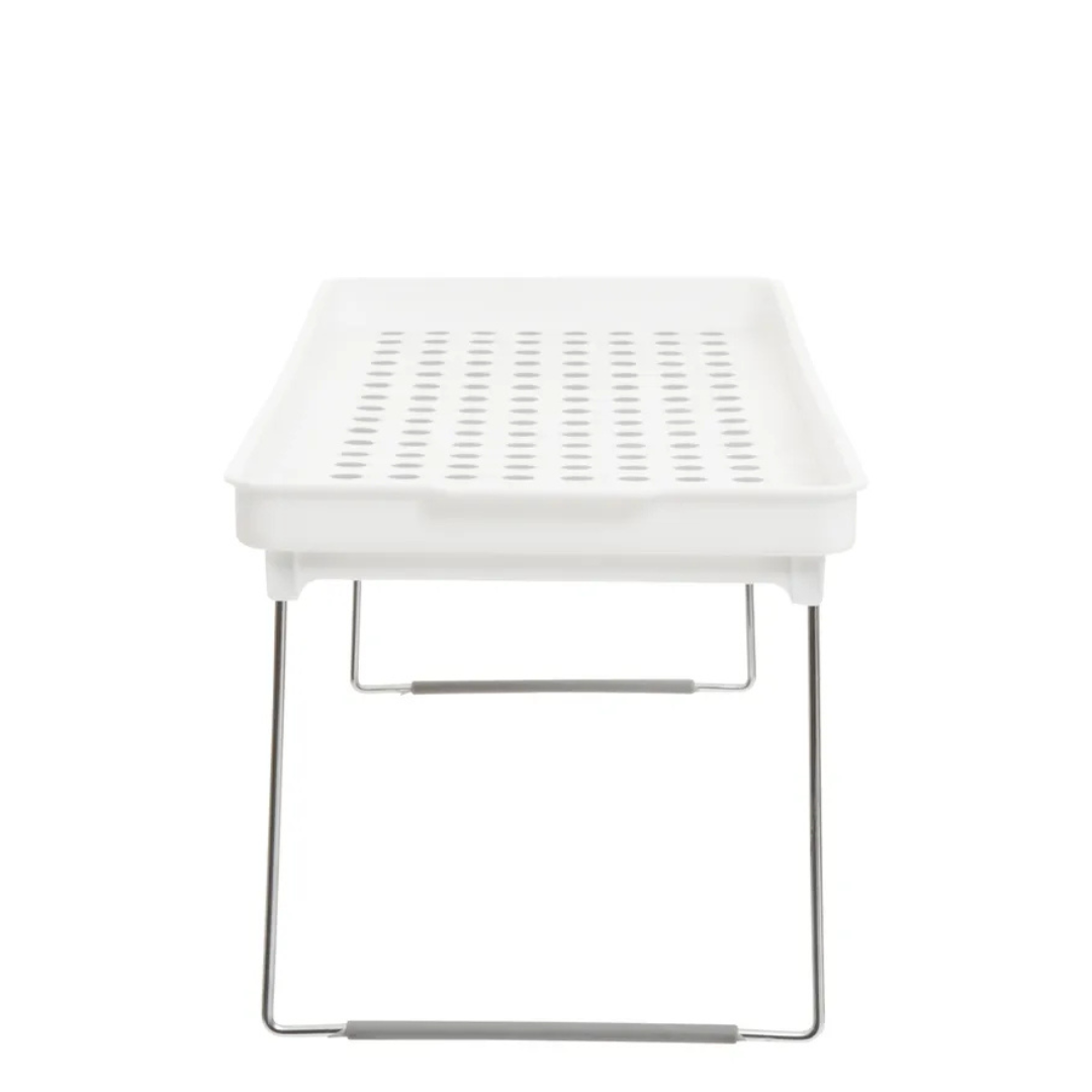 2 x Adjustable Stacking Shelves