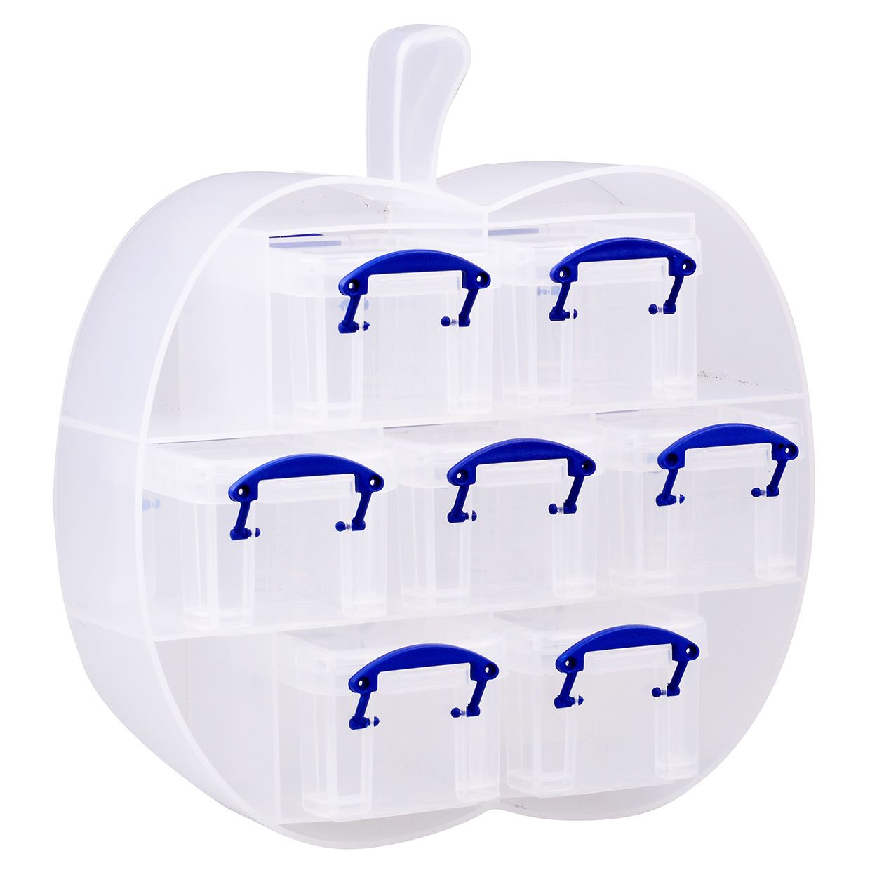 Apple Organiser with 7 x 0.14L Really Useful Boxes