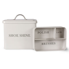Shoe Shine Storage Box - Shoe Storage - Not A Boring Box APFE