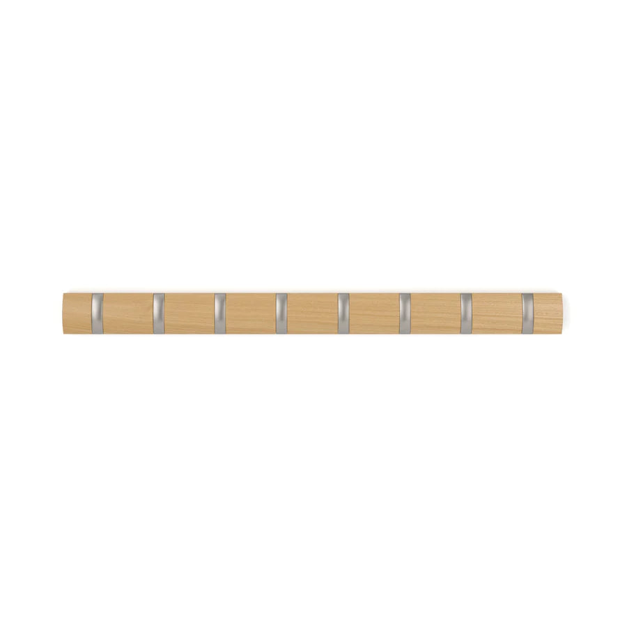 Flip Coat Hook XL- Natural Light Wood - Not A Boring Box