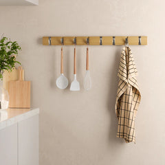 Flip Coat Hook XL- Natural Light Wood - Not A Boring Box
