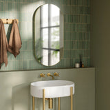 Umbra Hubba Pill Mirror - Brass