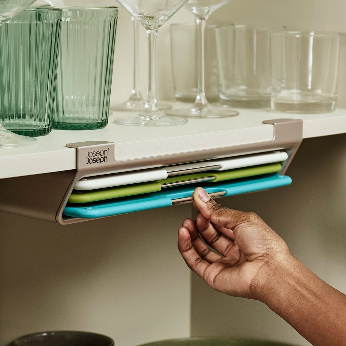 3 Piece Under Shelf Chopping Board Set