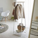 Slimline Coat Stand With Shelf - Scandi
