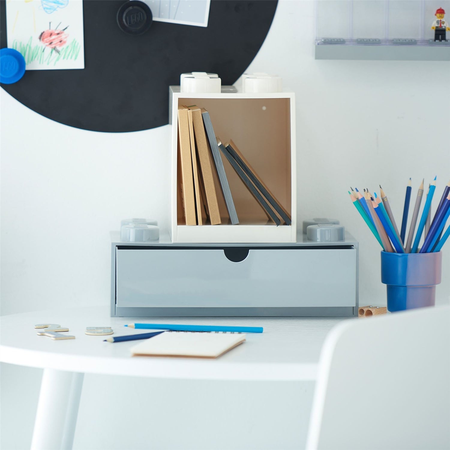 Giant LEGO Brick Desktop Storage Drawers - Large