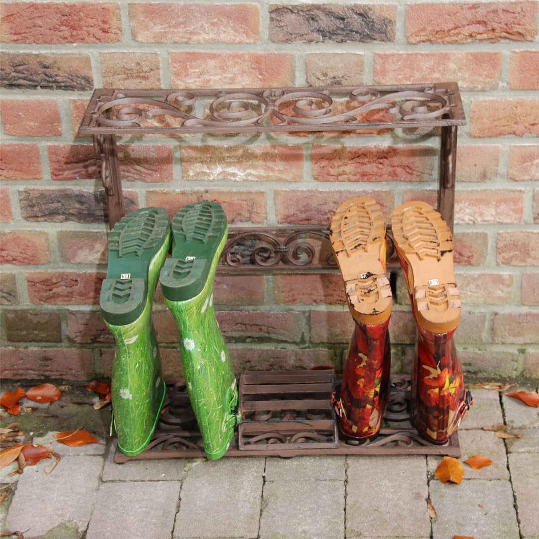Small Wellington Boot Rack - Wrought Iron – Not A Boring Box