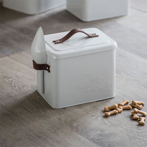 Pet Food Storage Bin with Scoop - Not A Boring Box APFE