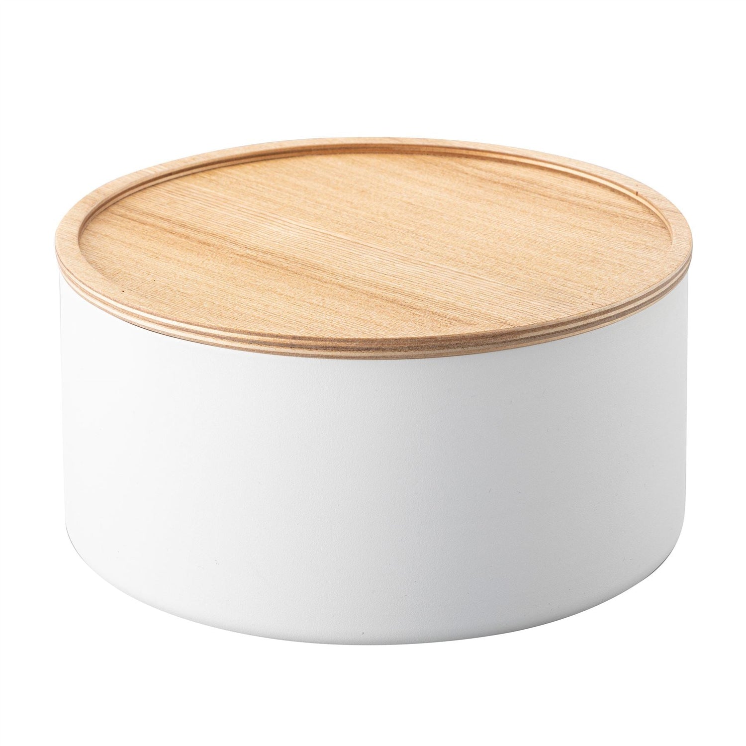 Round Storage Container with Lid - Deep