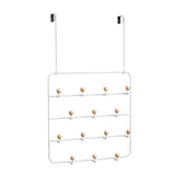 Wall Mounted / Over Door Multi Hook Organiser - Estique
