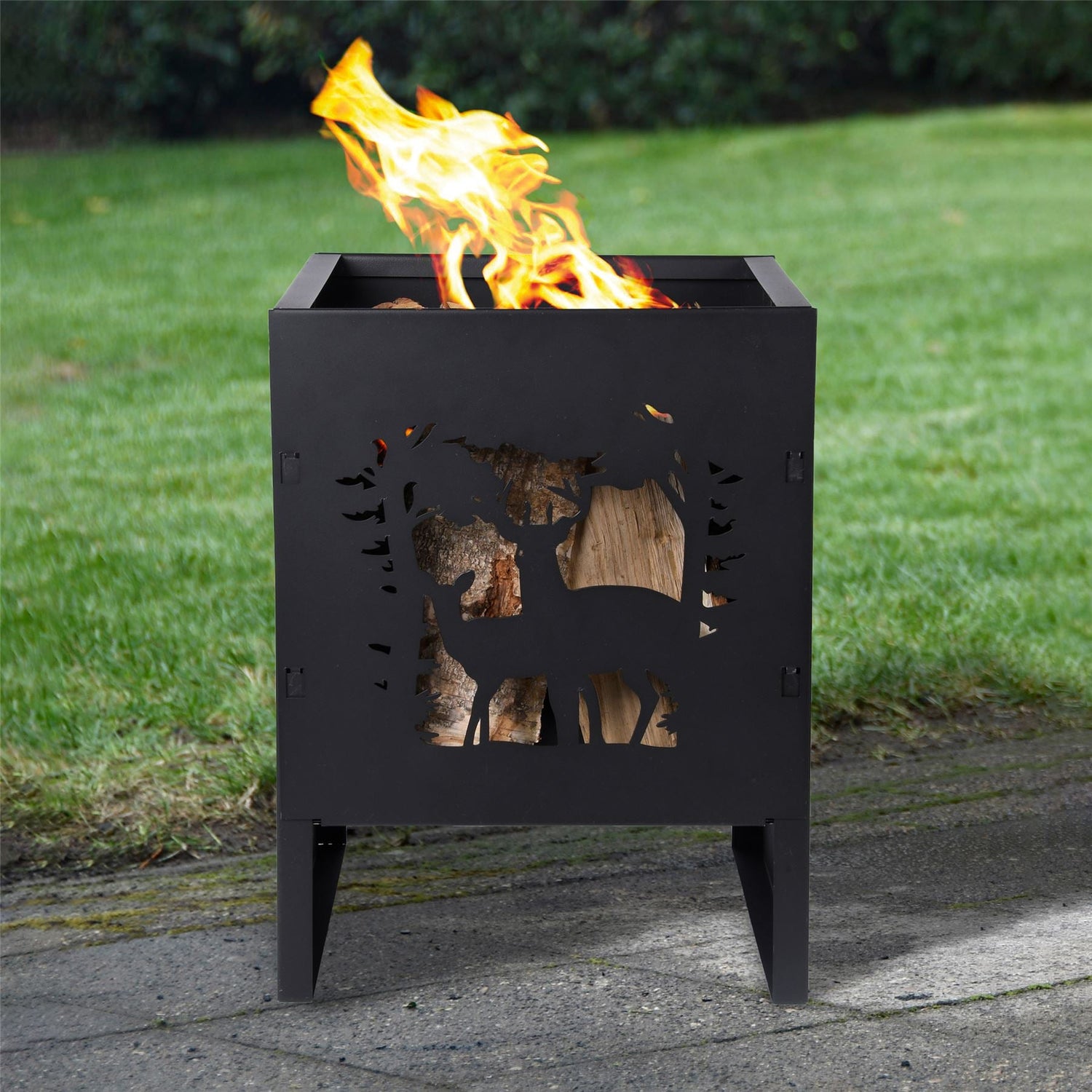 Rectangular Fire Basket - Not A Boring Box APFE