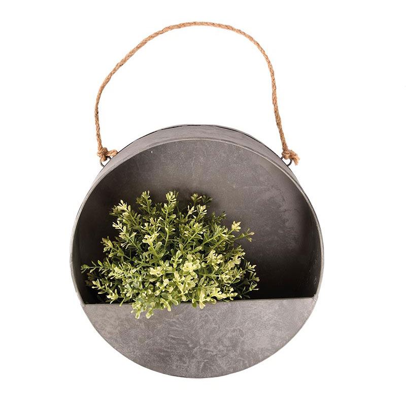Zinc Wall Planter - Medium